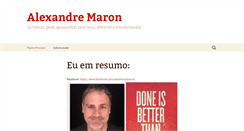 Desktop Screenshot of alexmaron.com.br