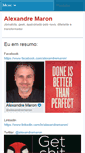 Mobile Screenshot of alexmaron.com.br